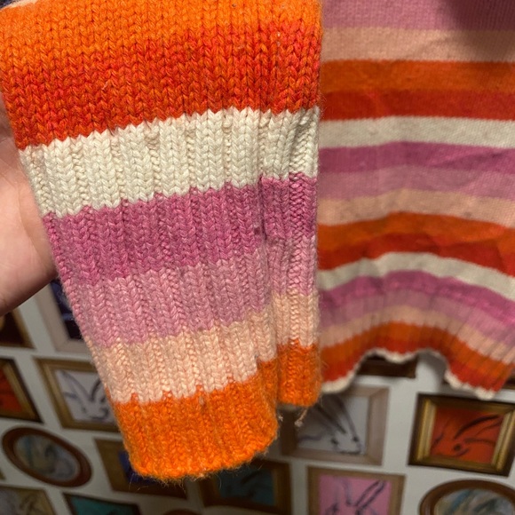 Vintage Gap Striped Turtleneck Sweater Size XS - Picture 6 of 11